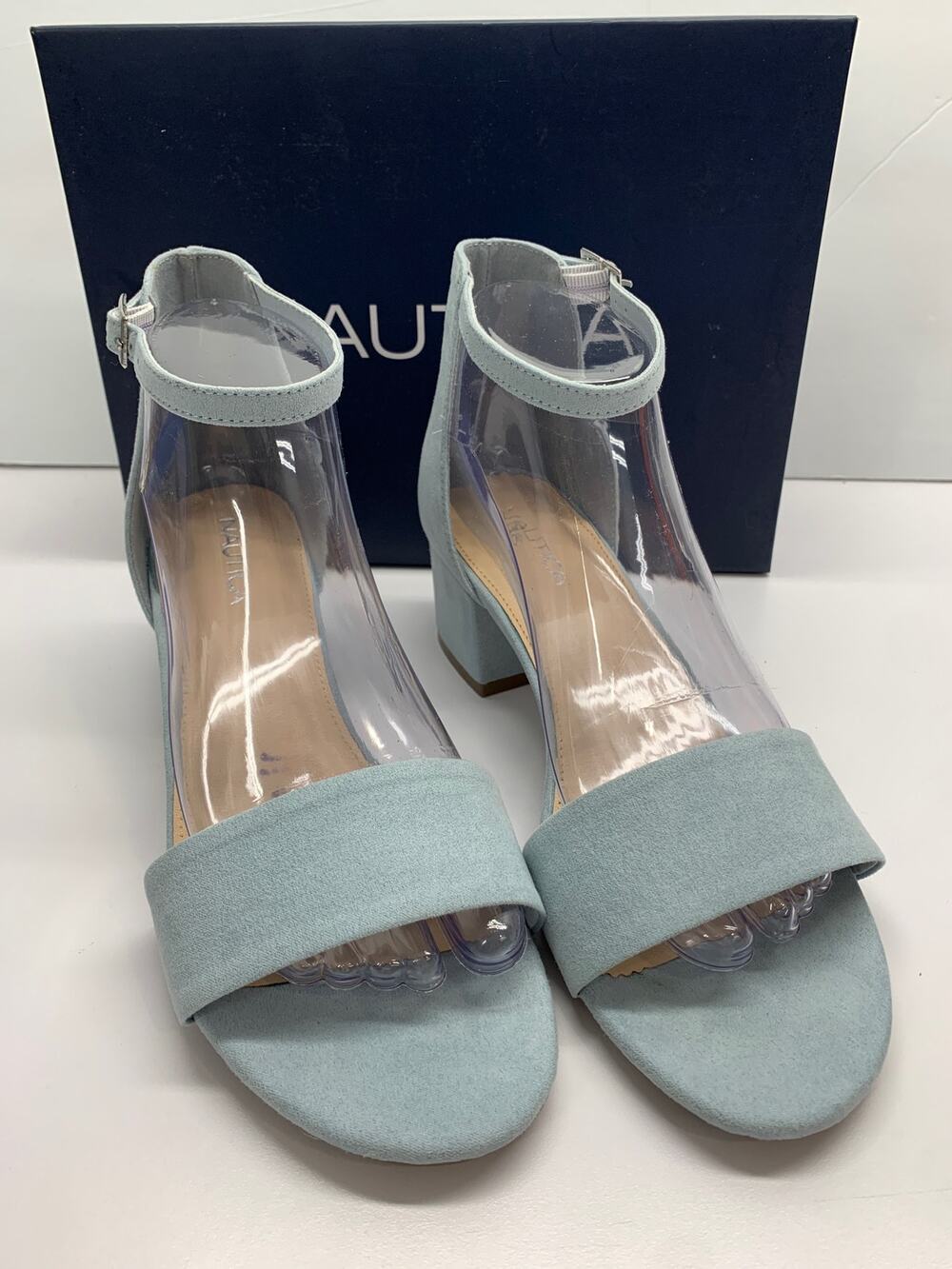 Nautica Ankle Strap Low-Chunk Pump Yona Sz. 8.5  Blue New
